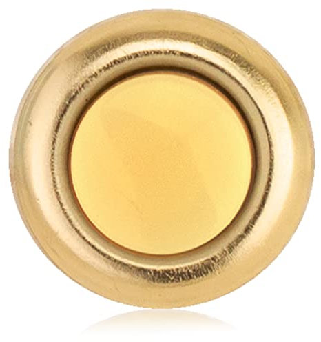 Everyday Door Bell Chime Push Button, Size: 2.5 Inch Round, Brass Finish