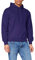 Fruit of the Loom Hooded Sweat Felpa, Viola, L Uomo