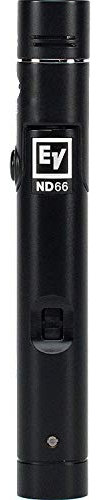Electro-Voice ND66 Condenser Cardioid Instrument Microphone, Black