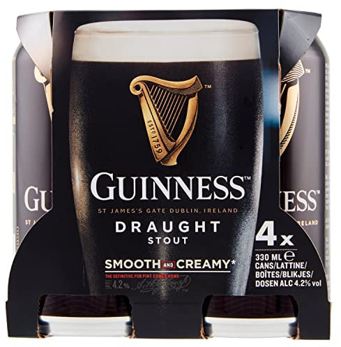 Guinness Birra Draught, 4 x 330ml