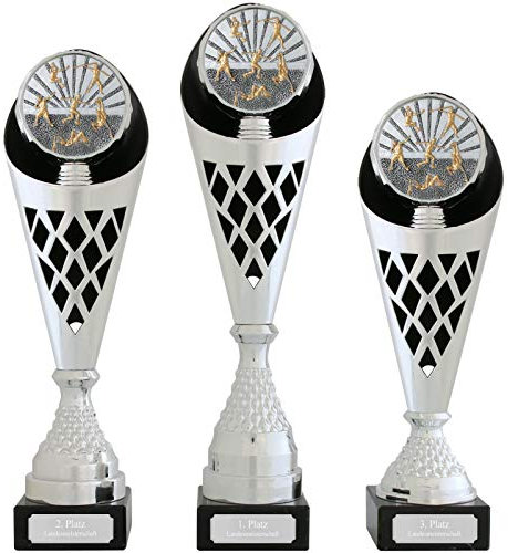 Pokal M Leichtathletik Serie Verdun Trophäe Silber groß mit Gravur