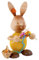 Dregeno Erzgebirge - Hase »Stupsi« mit Strickzeug