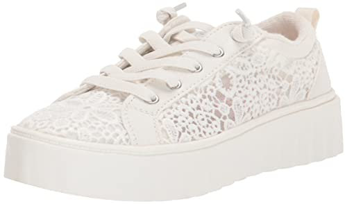 Roxy Damen Sheilahh Plateau-Sneaker zum Reinschlüpfen Flacher Slipper, Esche/Weiß, 38 EU