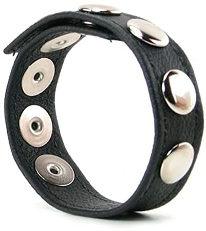 Bondage Masters Penisring, verstellbar, für Penis und Hoden, Schwarz