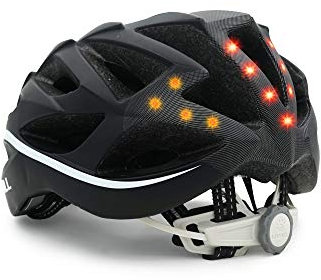 Livall Unisex – Erwachsene BH62 Neo Fahrradhelm, schwarz, weiß, M 55-61
