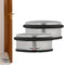 KOTARBAU® 2er Set Türstopper für Türen Freisehend Türpuffer niedrig Silber