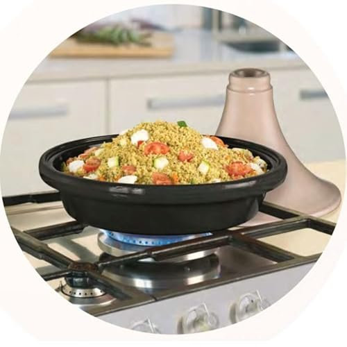 Tajine Moka en pate à feu - D 32 cm - 6 à 8 personnes