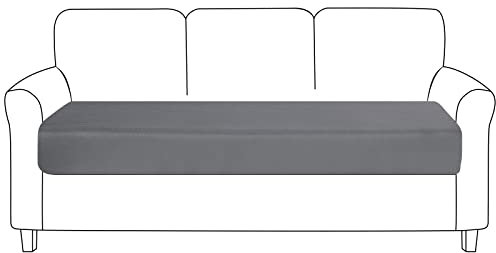 Sofa Sitzkissenbezug Stretch Kissenbezug Couch Blumen Kissenbezug Elastisch Husse Überzug Bezug rutschfest Für Sofa Sitzkissen