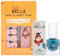 Miss Nella NAGELKIT & NAGELLACK- Zubehörset für Kinder + Blue The Candles abziehbarer Nagellack, Nagelaufkleber, Tattoos, Nagelfeile & Zehenspreizer- speziell gefertigt für Kinderhände und Füße