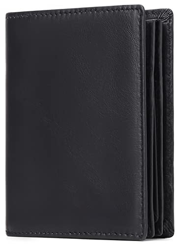 FALAN MULE Geldbörse Herren Echtem Leder Groß Geldbeutel Männer mit RFID Schutz, Portmonee Bifold mit 16 Kartenfächer Portemonnaie für Männe