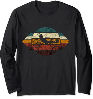 Recumbent Trike Retro Fahrrad Liege Radfahrer Triker Langarmshirt