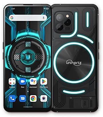 Unihertz Luna - Buntes LED -Licht, Android 12 4G -Smartphone, 108 MP Kamera, 5000 -mAh -Akku und schnelles Laden, NFC, Smartphone und Handy entsperrt