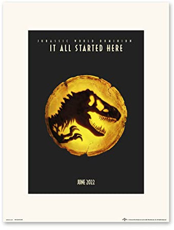 Grupo Erik Druck Jurassic World Dominion, 30 x 40 cm