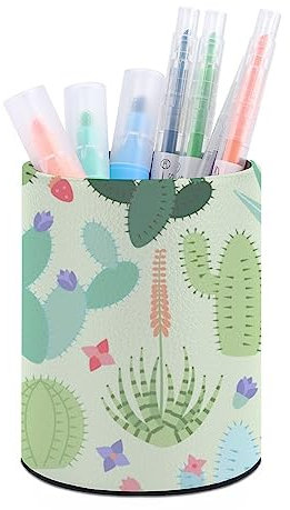 Stifthalter Grüner Kaktus Bleistifthalter Desktop Storage Case Schreibwaren Zubehör Make-Up Pinselhalter