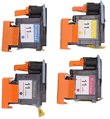 4 Stück Druckkopf, Druckkopf, Tintenpatrone, Farben, Druckkopf, Drucken, Kein Papierstau, Druckkopf, Druckkopf Ersatz für Designjet 100, 110, 111, 500, 510, 800, 813, 850
