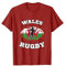 Rugby-Team mit walisischer Flagge T-Shirt