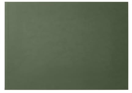 Eglooh - Clio - Schreibtischunterlage Leder Grün cm 70x50 - Widerstandsfähige Struktur aus Stahl, raffinierte handwerkliche Nähten und rutschfester Boden - Made in Italy