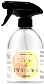 Ambientador de Coco y Piña Colada 500 ml – INSTAQUIM | Aroma de Coco y Piña Colada Intenso y Duradero para Hogar, Oficinas y Negocios | Neutralizador de Olores | Spray Quitaolor