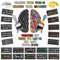 Tenare Wachstum Mindset Posters Pinnwand Set Change Your Mindset Motivation Poster Inspirierende Plakate mit Positiven Sprüchen Klassenzimmer Poster Dekoration für Lehrer Schüler (Kunst)