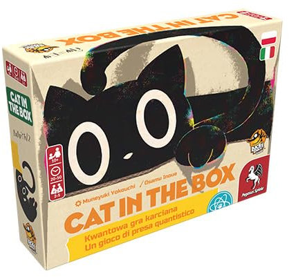 LUCKY DUCK GAMES - Cat in the Box | Italienische Version | Kartenspiel | Brettspiel | ab 10 Jahren | 2-5 Spieler | 20-50 Minuten