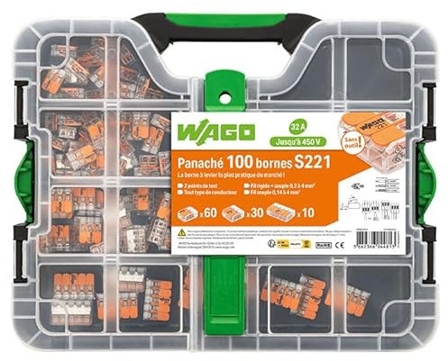 Wago Valigetta 100 terminali S221 (60 x 2E + 30 x 3E + 10 x 5E)