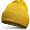 Apikuna® Alpaka Wollmütze aus 100% feinster Baby Alpaka Wolle (Goldgelb) – Gestrickte Mütze für Damen & Herren – Warm, weich und atmungsaktiv für Herbst & Winter