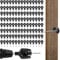Cididu 120 Pack Electric Fence Insulator, Fence Ring Post Insulator, Screw-in Insulator with Insulator Socket Tool, Wood Post Insulator Grid System Accessories for Farm Animal Agricultural Fencing