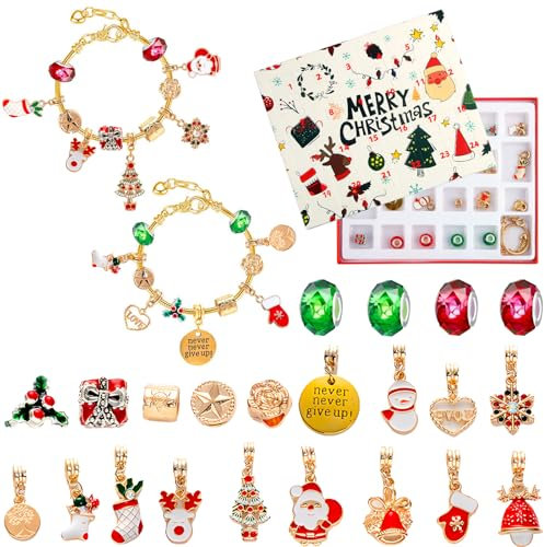Adventskalender 2024 Frauen, badaren Adventskalender, Adventskalender 2024 Mädchenm, Adventskalender Schmuck, Armband Schmuck Bastelset