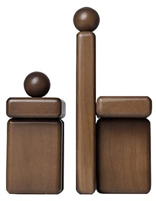 Serre-Livres, Serre-Livres décoratifs géométriques, Serre-Livres en Bois Modernes for Bureau, étagère à Livres, décor de Chambre, Bureau à Domicile, Support de Livre ou Organisateur,pour étagères liv