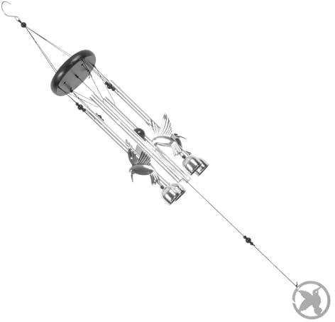 Happyyami Schlauch Für Windspiele Windspiel Windspielglocke Für Terrasse Und Balkon Als Outdoor-deko Hängendes Garten-Windspiel