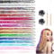 LUFFLOK 16 Farben Haar Lametta Kit, 120 cm Hair Tinsel mit Werkzeugen, 3000 Strähnen Glitzer Haarsträhnen für Frauen, Mädchen & Kinder Haarschmuck, Lametta für Die Haare für Party (16 Farben)