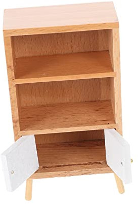 SUPVOX 1 Pc Buffet De Maison De Poupée Ornements Soutenir Mini Salle Usine Décor Pot Accessoires De Maison De Poupées Simulation Porte-Fleurs De Maison De Poupée en Bois