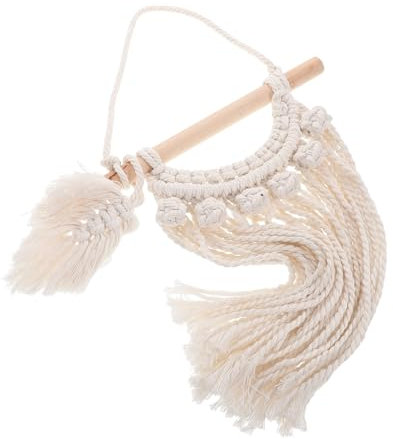 HOLIDYOYO Mural De Macramé De Algodón Mano Decorativo Para Mural Para Decoración De Habitaciones