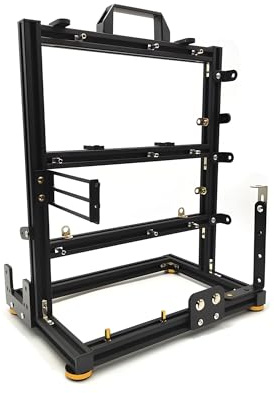 Magemata ITX ATX ATX MATX EATX PC Frame Test Bank, Banco di prova Open Air Case Ventola di Raffreddamento ad Acqua Chassic, Open Air Frame Chassis Bracket, FAI DA TE Computer Motherboard Case Rack