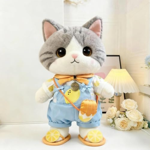 Adatto per vestiti alla moda per bambole da 10 cm, 17 cm, 58 cm (escluse le bambole) (58 cm, set limone)