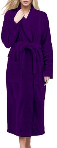 Vestaglia Donna Pile Vestaglia Donna Invernale Lunga Flanella Con Cappuccio Estiva Giacca Accapatoio Da Al Ginocchio In Pail Bottoni Vestaglie Corta Xxl Camera Invernali Elegante Accappatoio Morbido
