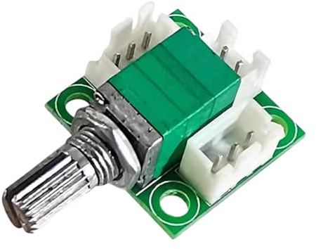 B50K 2-K-Lautstärkeregler Potentiometer mit versiegelter Struktur, integrierten Schaltern und Adaptern
