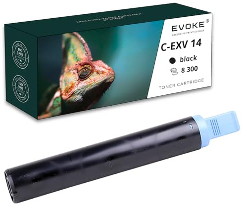 EVOKE CEXV14 C-EXV14 Toner Kompatibel zu Canon iR2016 iR2020 iR2318 iR3030 iR3035 iR3045 Schwarz (Black) 8300 Seiten