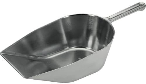 Westmark Pala para hornear/Pesar/Llenar, Capacidad: 2580 ml (aprox. 2350 g de harina), Aluminio, Hygia, Plata, 92012291