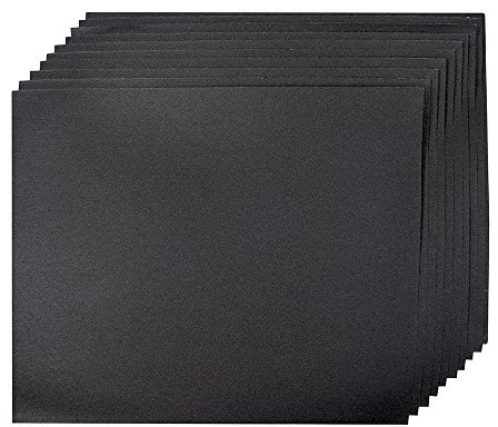 Silverline 531361 10 feuilles abrasives , ponçage sec ou humide Grain 320