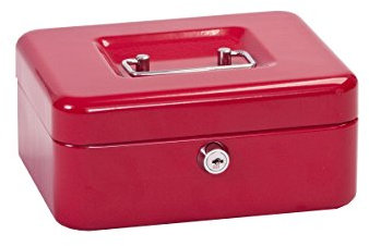 ALCO-Albert 841-12 Geldkassette, 195 x 145 x 80 mm, rot