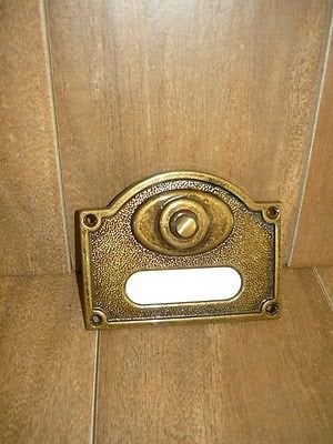 Pulsante Campanello Abitazione da Esterno Pulsantiere Campanelli Ottone Massiccio