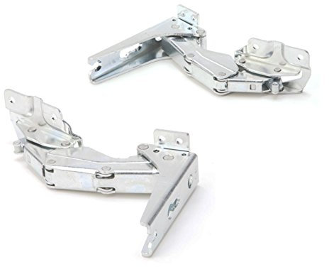 DREHFLEX - Türscharnier-Set / Türscharniere / Scharniere passend für diverse Geräte von AEG-Electrolux Privileg - passend für Teile-Nr. 405550419-7 / 4055504197 (2211201047 + 2211202052 (221120104-7 + 221120205-2)