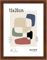 accent by nielsen Bilderrahmen, 15 x 20 cm, Holz, Walnuss, Fotorahmen zum Auftstellen und Aufhängen im Hoch- & Querformat, Echtglas, Zoom