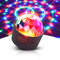 Opard Discokugel, LED Lichteffekt Mini DJ Balls Licht 3W LED RGB Sound Control USB Charge Magnet Adsorption Portable Bühnenbeleuchtung für Party Home Car KTV Bar Bühnenfeier