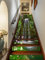 FLFK 3D Wasserfall blüht Fische Selbstklebend Treppen Aufkleber Vinyl Abnehmbare Aufkleber für Treppenhaus Zuhause Dekoration 39.3Zoll x7.08Zoll x13 stücke