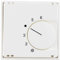 REV 0221890106 Optima, Abdeckung für Heizungsregler (Wechselkontakt), Bedienfeld Thermostat Heizung, weiss-matt