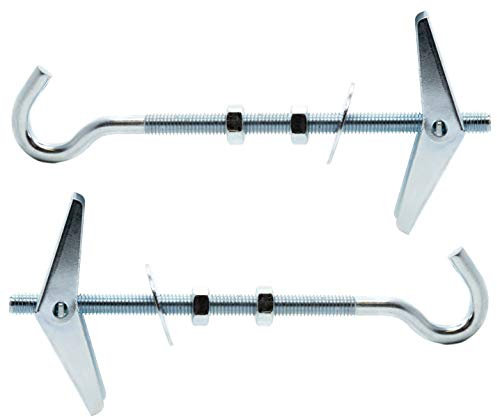 Onestopdiy.com - Tasselli a molla con asta filettata per cartongesso, fissaggio a parete, confezione da 10