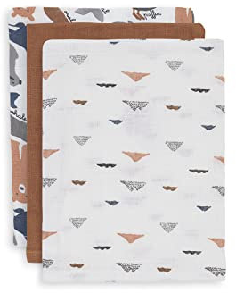 Jollein Gant de Toilette Polar Hydrophile 3-Pièces, 20 cm Longueur x 15 cm Largeur, Multicolore 536-848-65349