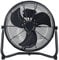 Devola High Velocity Floor Fan 16 Inch, Portable Powerful Industrial Fan for Home, Gym, Office & Warehouse, High Powered Cooling, 3 Speeds, Adjustable Head, Cord Storage Bracket, Black, DV16FFB